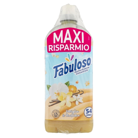 Fabuloso ammorbidente concentrato Vaniglia 108 lavaggi 2x1,25 L